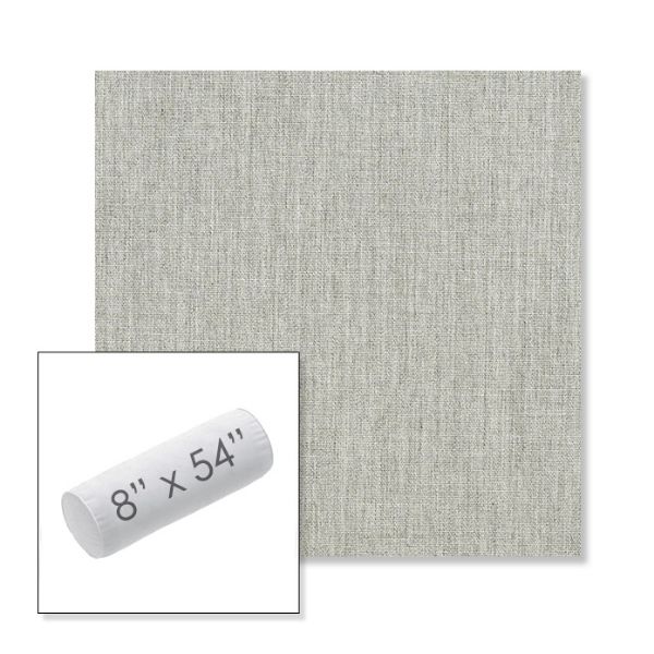 Picture of Canvas Granite | 8" x 54" Outdoor Bolster Pillow Sunbrella® Fabric