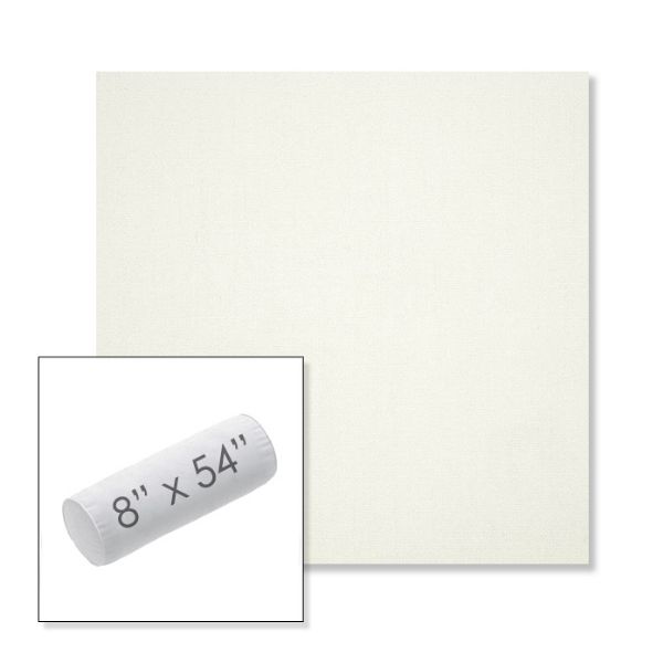 Picture of Canvas White | 8" x 54" Outdoor Bolster Pillow Sunbrella® Fabric