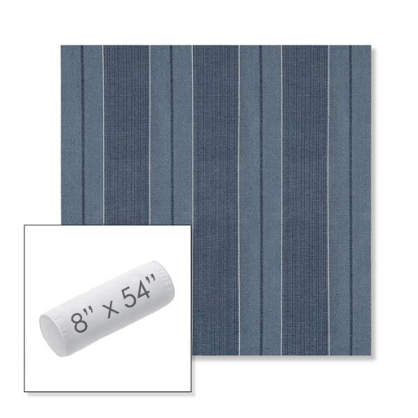 Picture of Carlo Denim | 8" x 54" Outdoor Bolster Pillow Sunbrella® Fabric