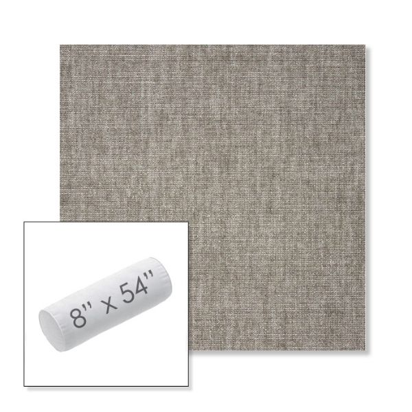 Picture of Crush Ash | 8" x 54" Outdoor Bolster Pillow Sunbrella® Fabric