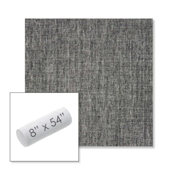 Picture of Crush Pewter | 8" x 54" Outdoor Bolster Pillow Sunbrella® Fabric