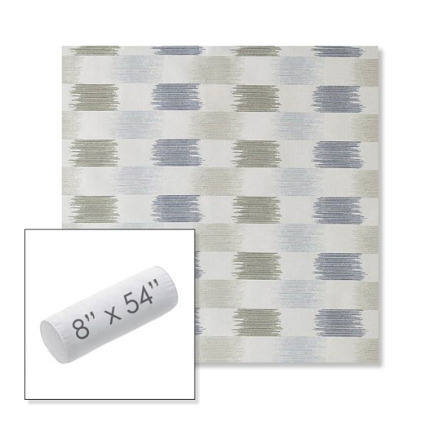 Picture of Dream Mist | 8" x 54" Outdoor Bolster Pillow Sunbrella® Fabric