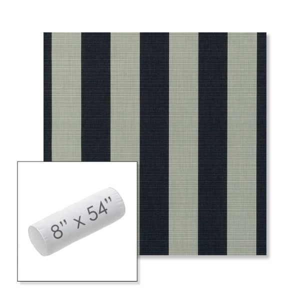 Picture of Expressive Mist | 8" x 54" Outdoor Bolster Pillow Sunbrella® Fabric