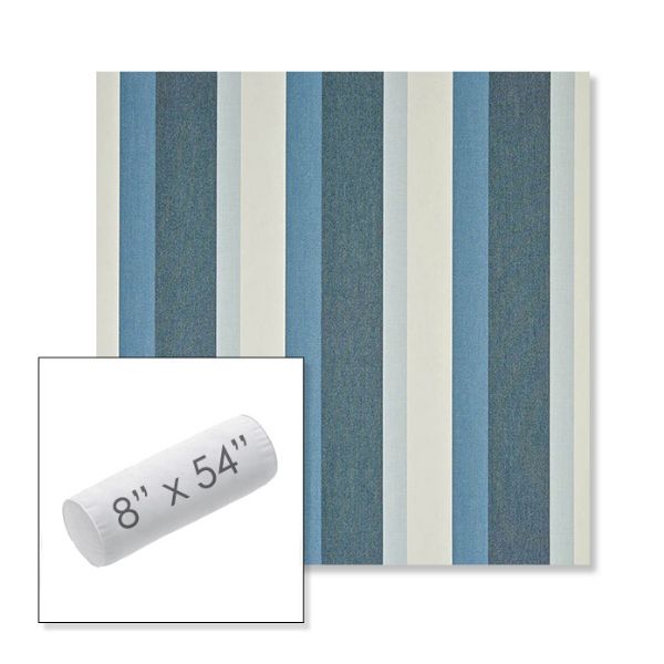 Picture of Gateway Coast | 8" x 54" Outdoor Bolster Pillow Sunbrella® Fabric