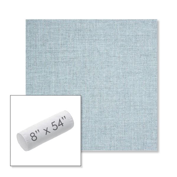 Picture of Idol Frost | 8" x 54" Outdoor Bolster Pillow Sunbrella® Fabric