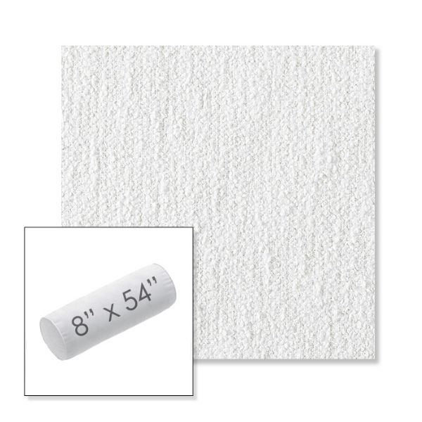 Picture of Improve White | 8" x 54" Outdoor Bolster Pillow Sunbrella® Fabric