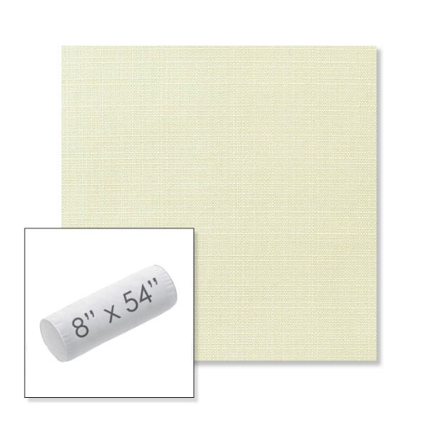 Picture of Linen Natural | 8" x 54" Outdoor Bolster Pillow Sunbrella® Fabric