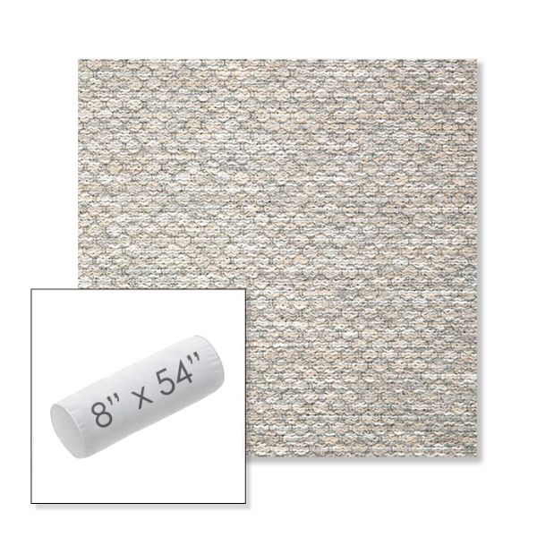 Picture of Litchfield Fog | 8" x 54" Outdoor Bolster Pillow Sunbrella® Fabric