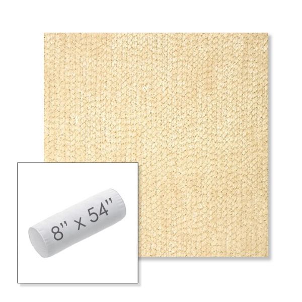 Picture of Margo Parchment | 8" x 54" Outdoor Bolster Pillow Sunbrella® Fabric