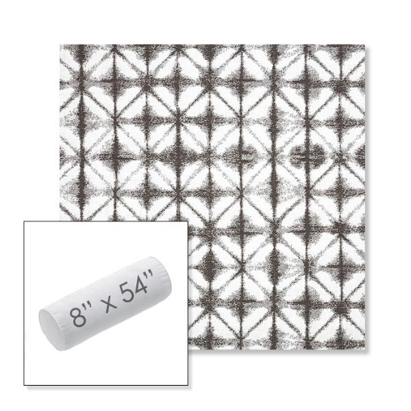 Picture of Midori Stone | 8" x 54" Outdoor Bolster Pillow Sunbrella® Fabric