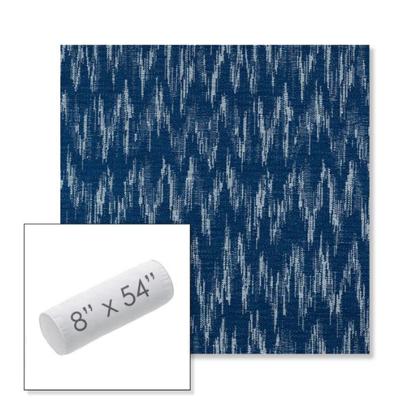 Picture of Mountains Lagoon | 8" x 54" Outdoor Bolster Pillow Sunbrella® Fabric