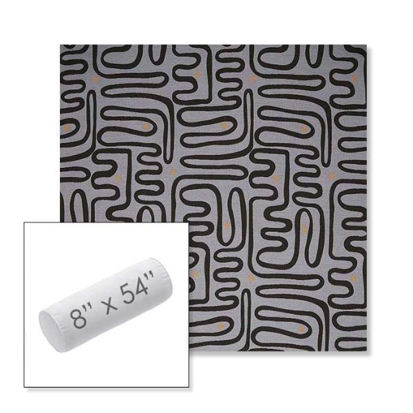 Picture of Nema Moonlight | 8" x 54" Outdoor Bolster Pillow Sunbrella® Fabric