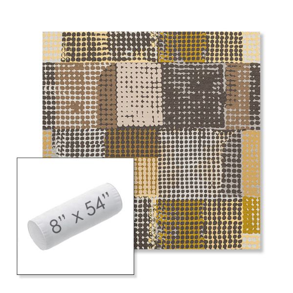 Picture of Pop Corn | 8" x 54" Outdoor Bolster Pillow Sunbrella® Fabric