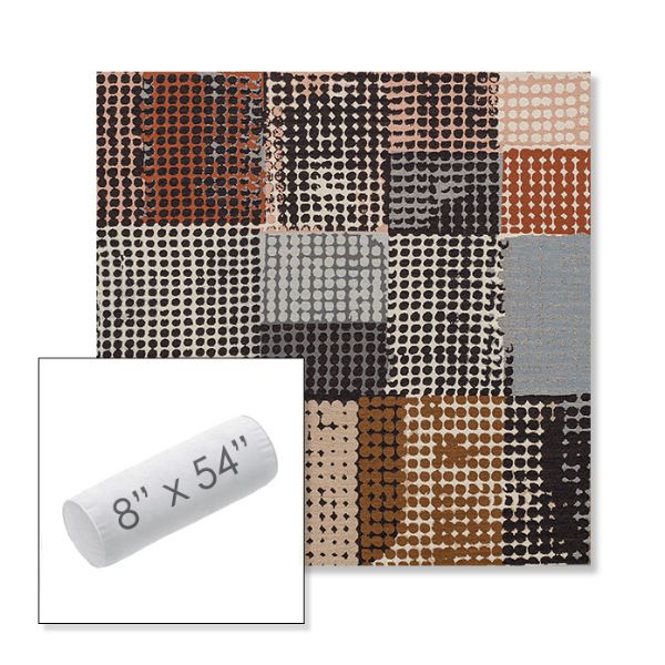 Picture of Pop Punchcard | 8" x 54" Outdoor Bolster Pillow Sunbrella® Fabric