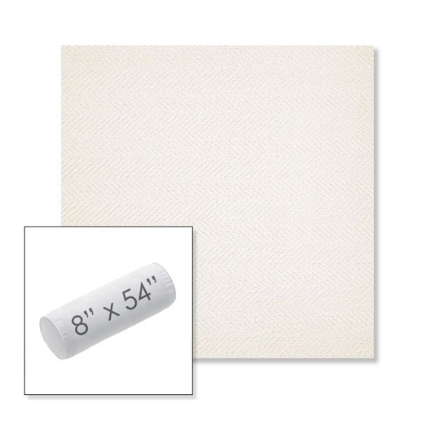 Picture of Posh Snow | 8" x 54" Outdoor Bolster Pillow Sunbrella® Fabric