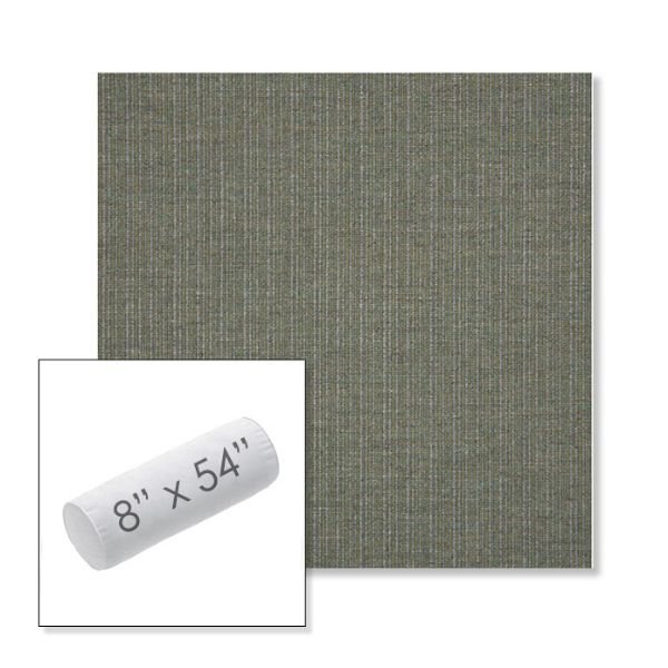 Picture of Proven Olive | 8" x 54" Outdoor Bolster Pillow Sunbrella® Fabric