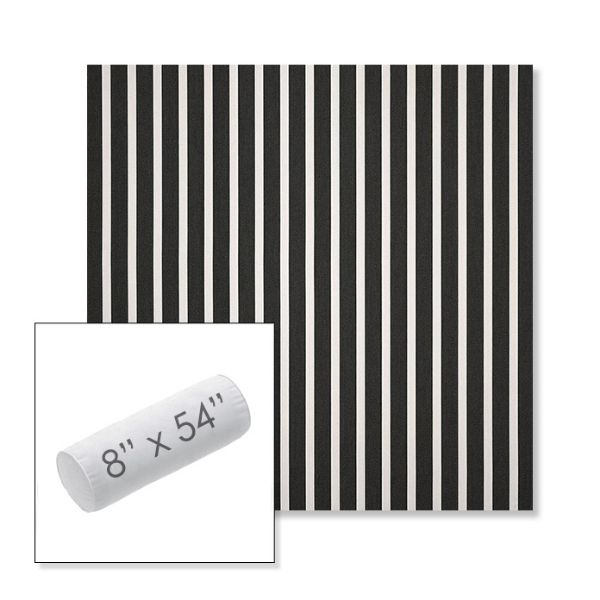 Picture of Shore Classic | 8" x 54" Outdoor Bolster Pillow Sunbrella® Fabric