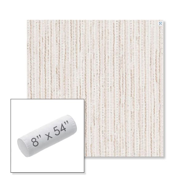 Picture of Tectonic Parchment | 8" x 54" Outdoor Bolster Pillow Sunbrella® Fabric