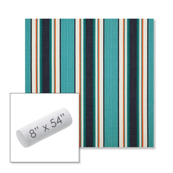 Picture of Token Surfside | 8" x 54" Outdoor Bolster Pillow Sunbrella® Fabric