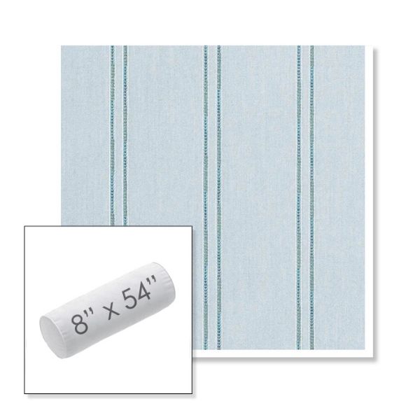 Picture of Wayward Sky | 8" x 54" Outdoor Bolster Pillow Sunbrella® Fabric