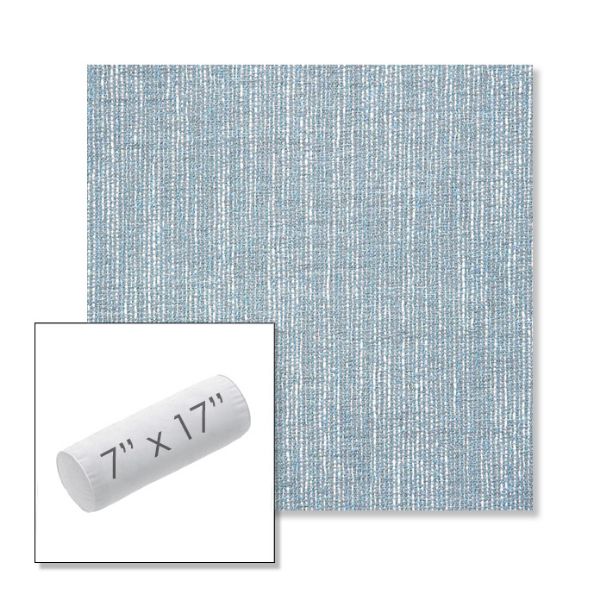 Picture of Adena Celeste | 7" x 17" Outdoor Bolster Pillow Sunbrella® Fabric