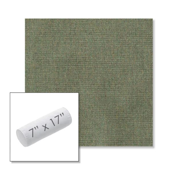 Picture of Ambrose Fern | 7" x 17" Outdoor Bolster Pillow Sunbrella® Fabric