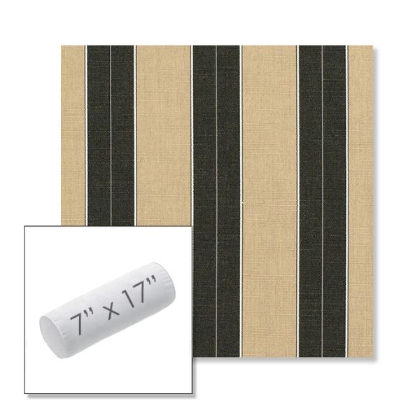 Picture of Berenson Tuxedo | 7" x 17" Outdoor Bolster Pillow Sunbrella® Fabric