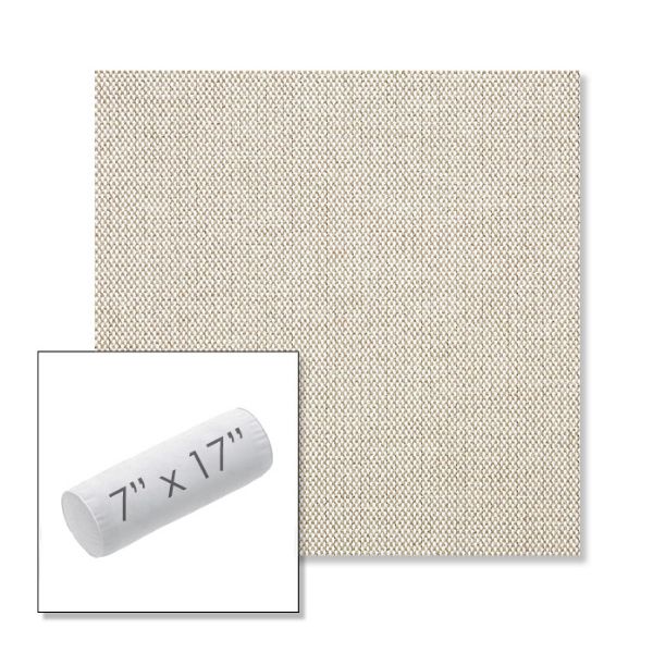 Picture of Blend Linen | 7" x 17" Outdoor Bolster Pillow Sunbrella® Fabric