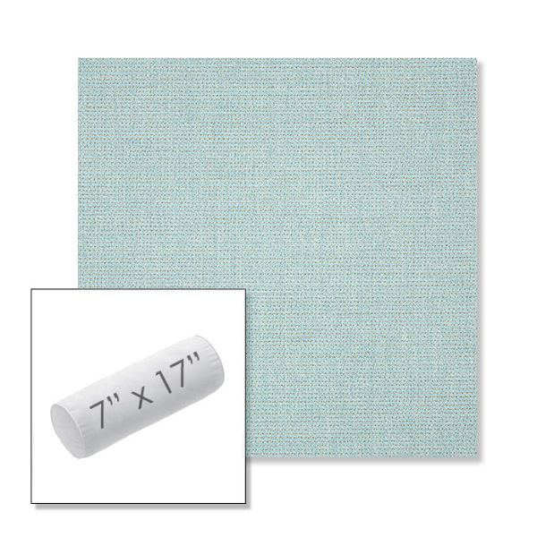 Picture of Bliss Dew | 7" x 17" Outdoor Bolster Pillow Sunbrella® Fabric