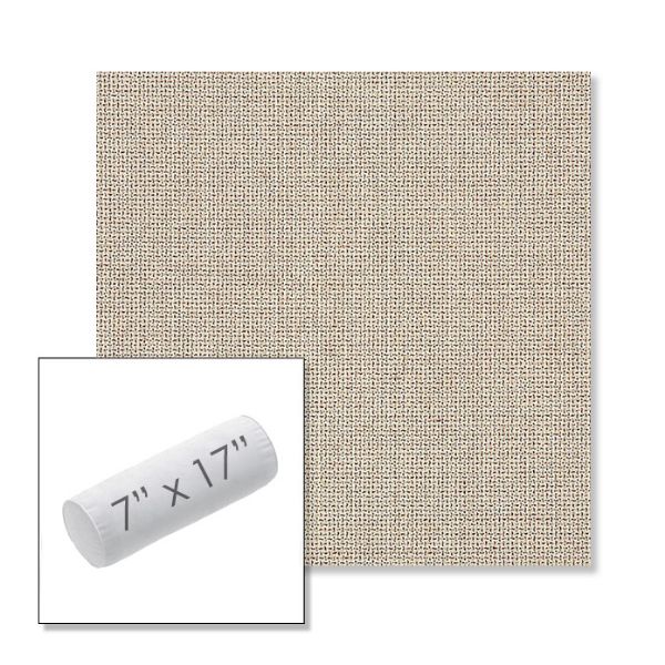 Picture of Bliss Sand | 7" x 17" Outdoor Bolster Pillow Sunbrella® Fabric