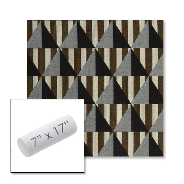 Picture of Buoy Pebble Beach | 7" x 17" Outdoor Bolster Pillow Sunbrella® Fabric