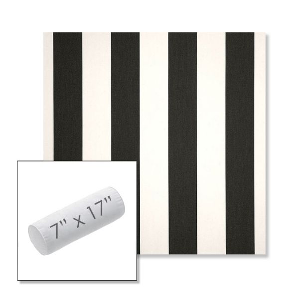 Picture of Cabana Classic | 7" x 17" Outdoor Bolster Pillow Sunbrella® Fabric