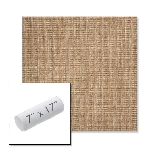 Picture of Crush Camel | 7" x 17" Outdoor Bolster Pillow Sunbrella® Fabric