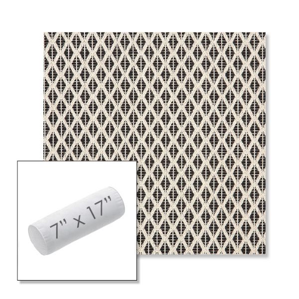 Picture of Detail Classic | 7" x 17" Outdoor Bolster Pillow Sunbrella® Fabric