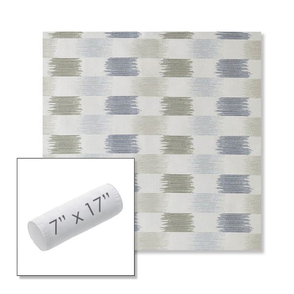 Picture of Dream Mist | 7" x 17" Outdoor Bolster Pillow Sunbrella® Fabric