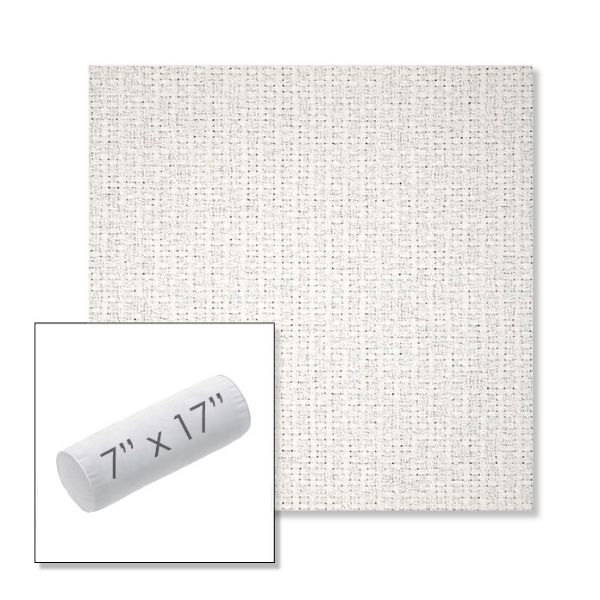 Picture of Dumont Snow | 7" x 17" Outdoor Bolster Pillow Sunbrella® Fabric