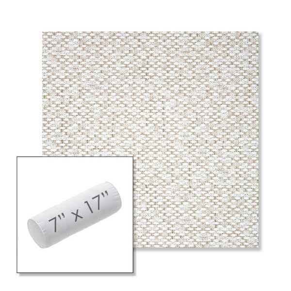 Picture of Dumont Stucco | 7" x 17" Outdoor Bolster Pillow Sunbrella® Fabric