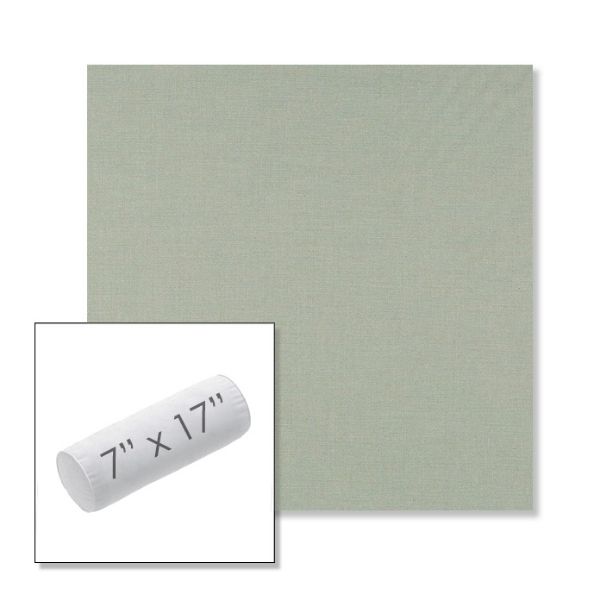 Picture of Exhale Rainwashed | 7" x 17" Outdoor Bolster Pillow Sunbrella® Fabric