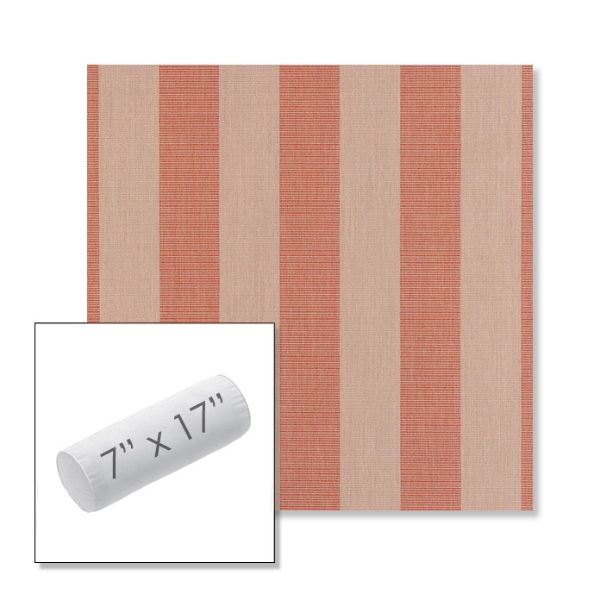 Picture of Expressive Blush | 7" x 17" Outdoor Bolster Pillow Sunbrella® Fabric