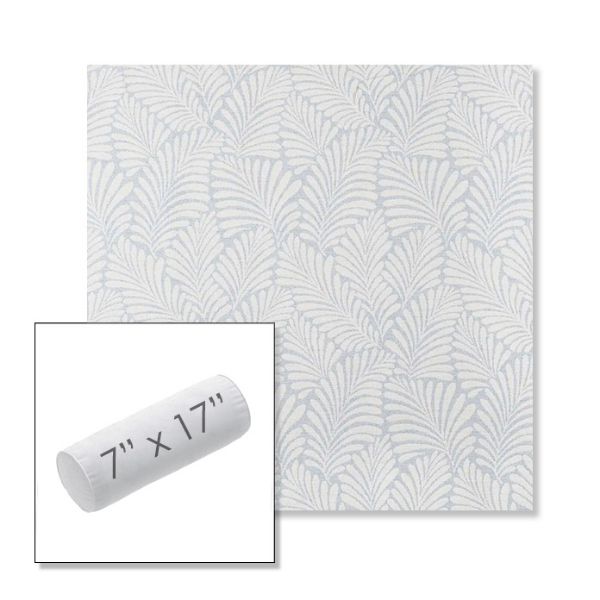 Picture of Frond Sky | 7" x 17" Outdoor Bolster Pillow Sunbrella® Fabric