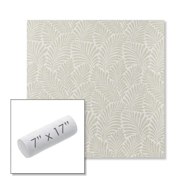 Picture of Frond Spring | 7" x 17" Outdoor Bolster Pillow Sunbrella® Fabric