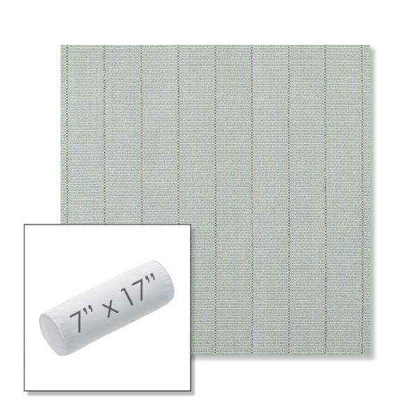 Picture of Kaia Mist | 7" x 17" Outdoor Bolster Pillow Sunbrella® Fabric