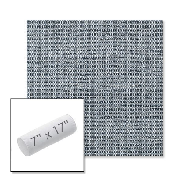 Picture of Kudos Denim Wash | 7" x 17" Outdoor Bolster Pillow Sunbrella® Fabric