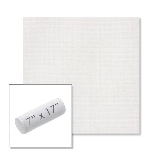 Picture of Linville Snow | 7" x 17" Outdoor Bolster Pillow Sunbrella® Fabric