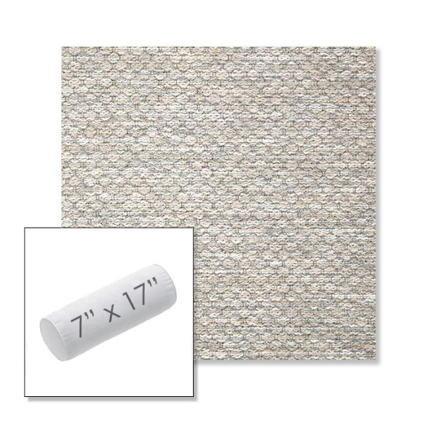 Picture of Litchfield Fog | 7" x 17" Outdoor Bolster Pillow Sunbrella® Fabric