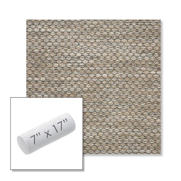 Picture of Litchfield Pebble | 7" x 17" Outdoor Bolster Pillow Sunbrella® Fabric