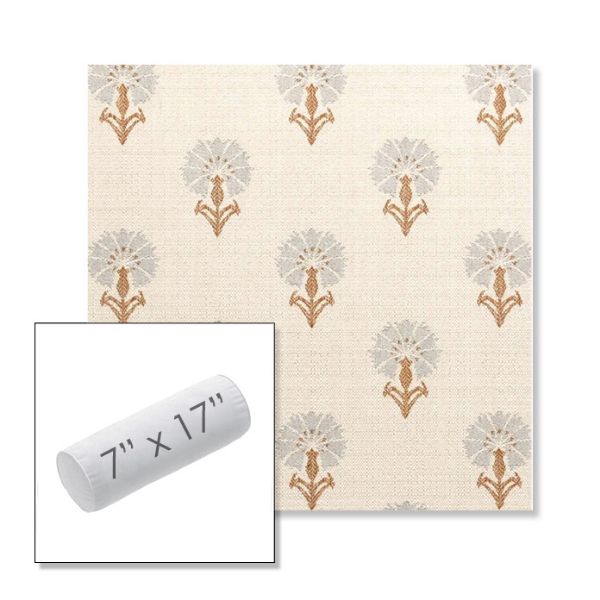 Picture of Mira Chai | 7" x 17" Outdoor Bolster Pillow Sunbrella® Fabric