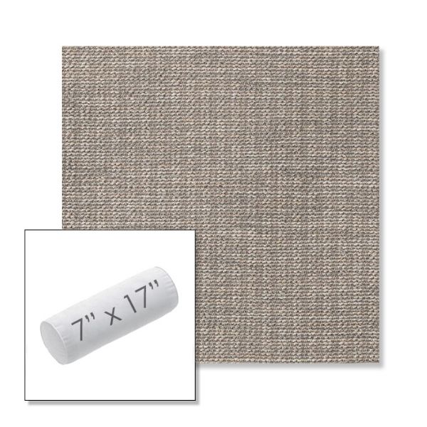 Picture of Momento Dove | 7" x 17" Outdoor Bolster Pillow Sunbrella® Fabric