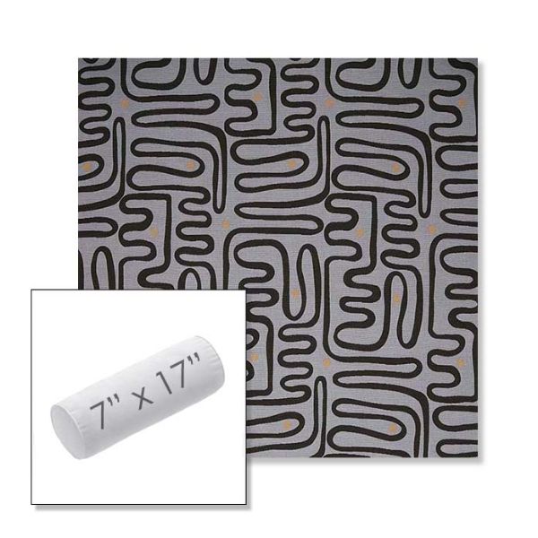 Picture of Nema Moonlight | 7" x 17" Outdoor Bolster Pillow Sunbrella® Fabric