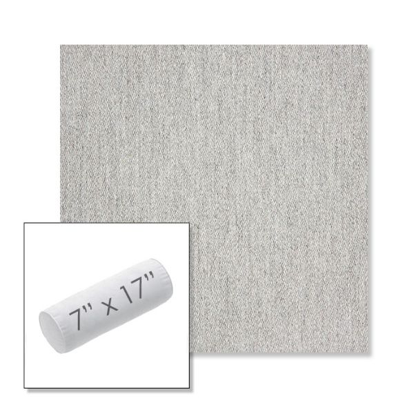 Picture of Pashmina Fog | 7" x 17" Outdoor Bolster Pillow Sunbrella® Fabric